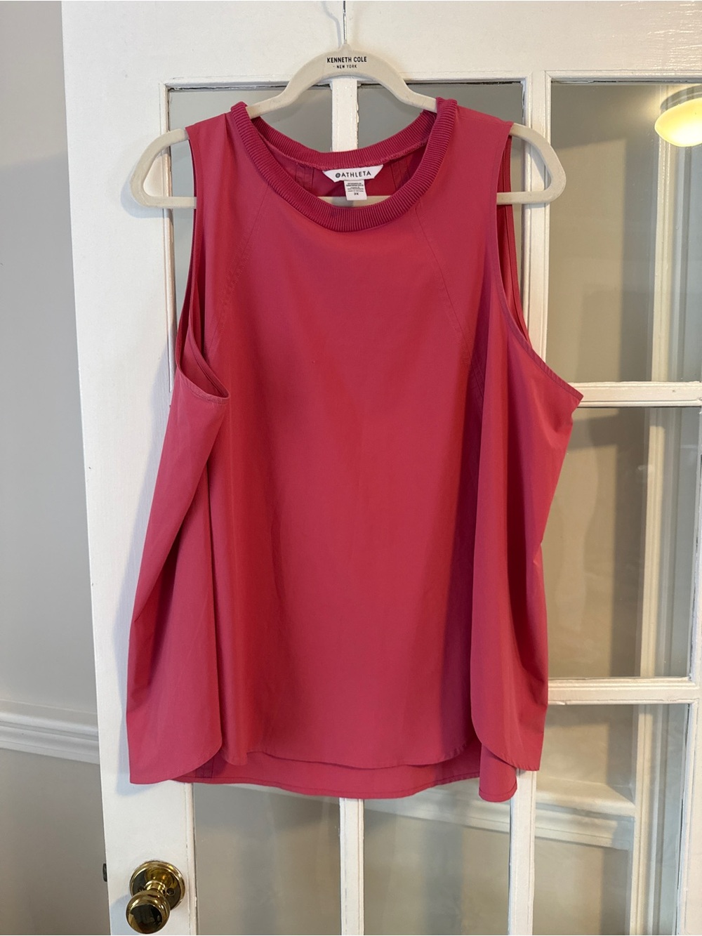 Athleta Raspberry Pink Open-Side Active Tank